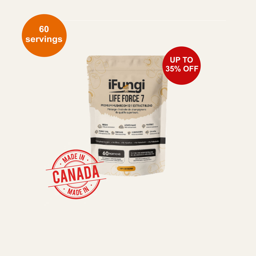iFungi™ Life Force 7  (Premium 12:1 Mushroom Extract Blend)