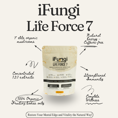 iFungi™ Life Force 7  (Premium 12:1 Mushroom Extract Blend)