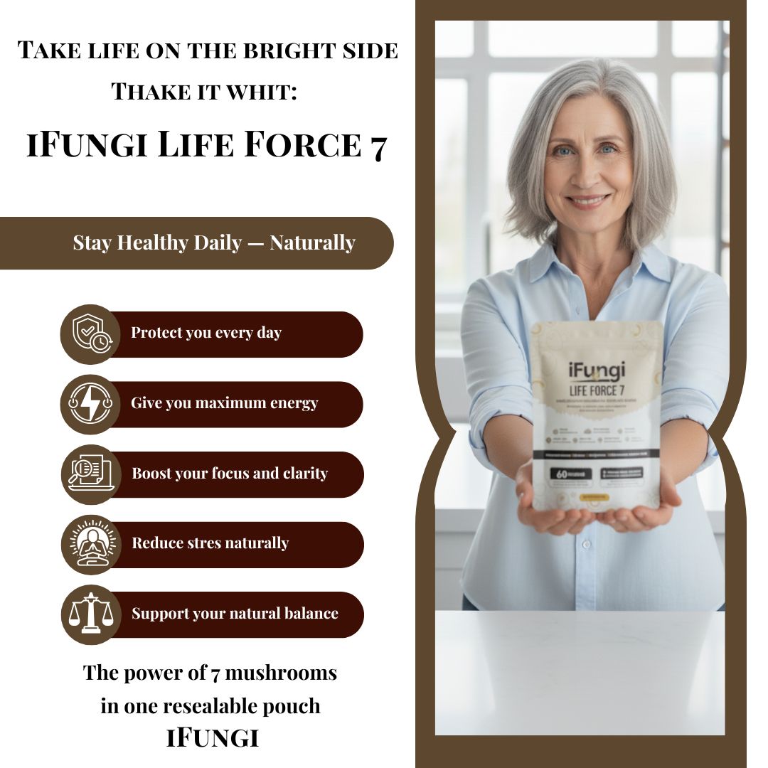 iFungi™ Life Force 7  (Premium 12:1 Mushroom Extract Blend)