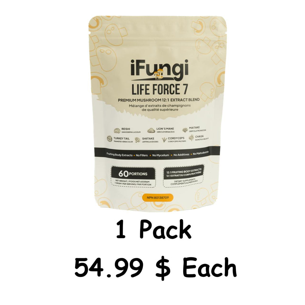 iFungi™ Life Force 7  (Premium 12:1 Mushroom Extract Blend)